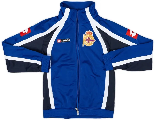 2009-10 Deportivo Lotto Track Jacket - 7/10 - (S.Boys)
