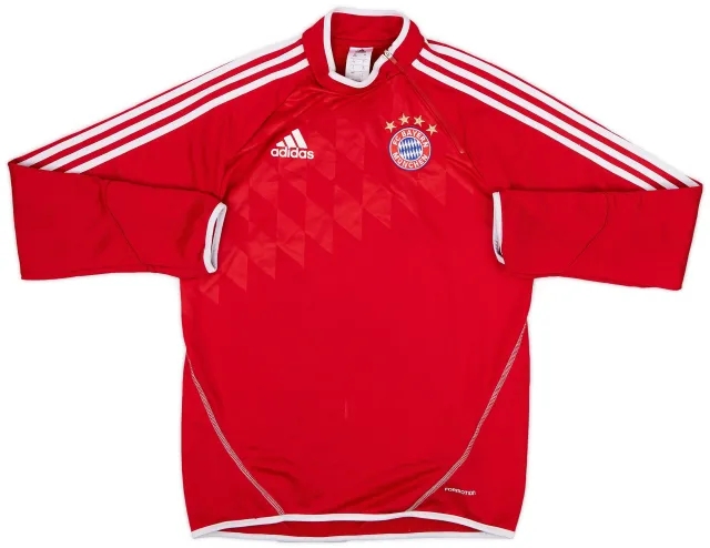2013-14 Bayern Munich adidas 1/4 Zip Drill Top - 7/10 - (M)