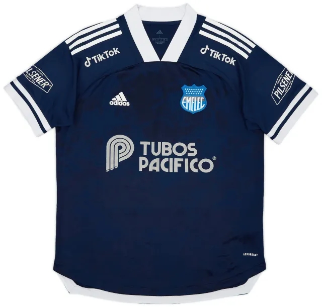 adidas 2021 Emelec Home Shirt - 9/10 - (L)