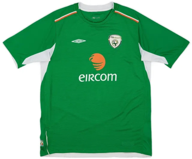 Umbro 2004-06 Ireland Home Shirt - 6/10 - (XL.Boys)