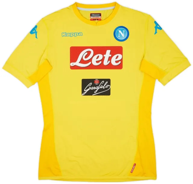 Kappa 2017-18 Napoli Authentic Away Shirt - 8/10 - (3XL)