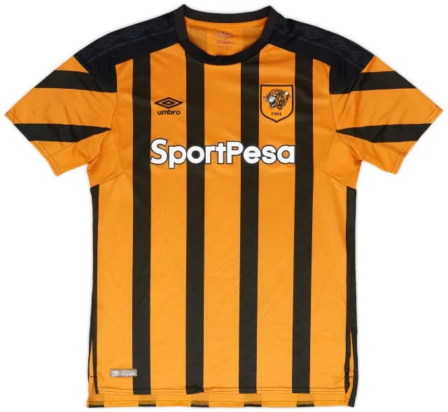 Umbro 2017-18 Hull City Home Shirt - 7/10 - (L)