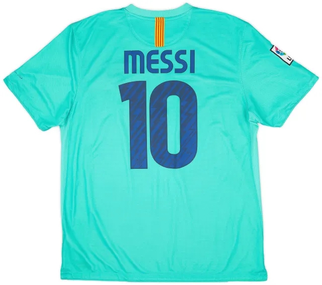 Nike 2010-11 Barcelona Away Shirt Messi #10 - 6/10 - (L)