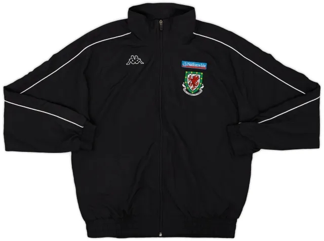 2007-08 Wales Kappa Track Jacket - 8/10 - (S)