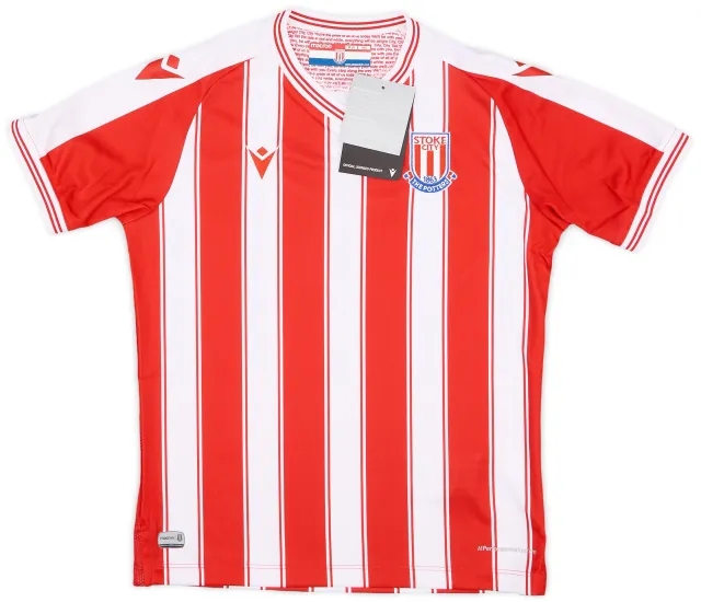 Macron 2020-21 Stoke City Home Shirt (L.Boys)