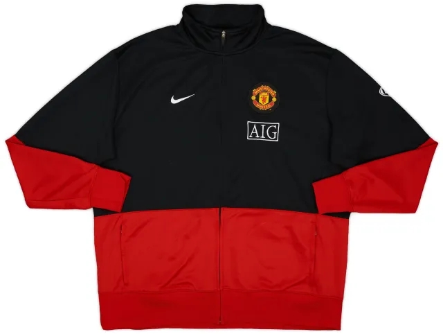 2009-10 Manchester United Nike Track Jacket - 8/10 - (XXL)