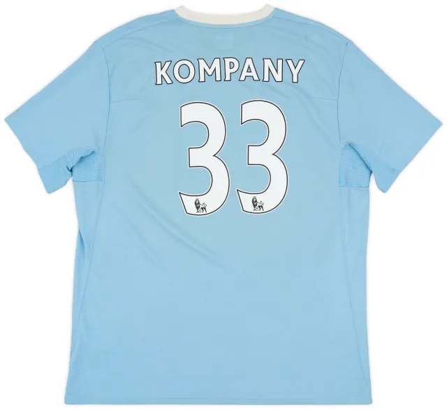 Umbro 2009-10 Manchester City Home Shirt Kompany #33 - 5/10 - (XXL)