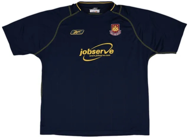 Reebok 2003-04 West Ham Match Issue Away Shirt #14