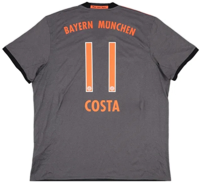 adidas 2016-17 Bayern Munich Away Shirt Costa #11 - 9/10 - (XXL)