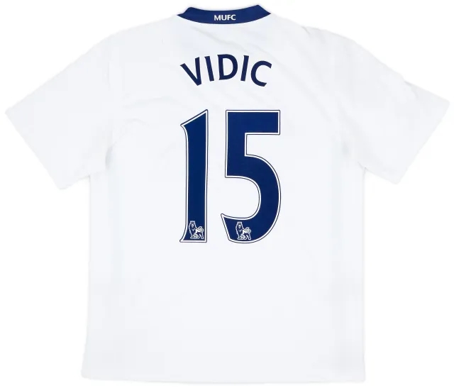 Nike 2008-10 Manchester United Away Shirt Vidic #15 - 6/10 - (M)