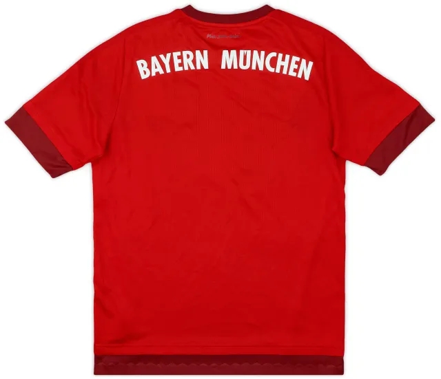 adidas 2015-16 Bayern Munich Home Shirt - 8/10 - (XL.Boys)