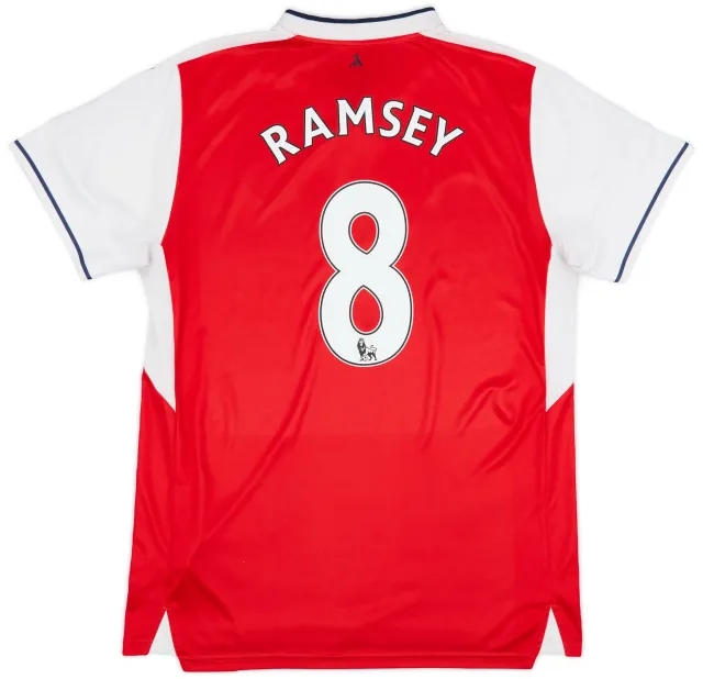Puma 2016-17 Arsenal Home Shirt Ramsey #8 - 7/10 - (L)