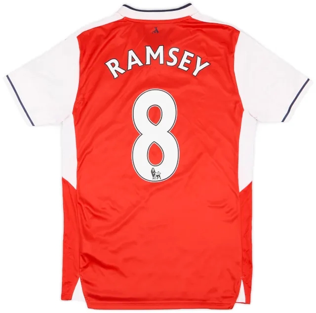 Puma 2016-17 Arsenal Home Shirt Ramsey #8 - 9/10 - (S)