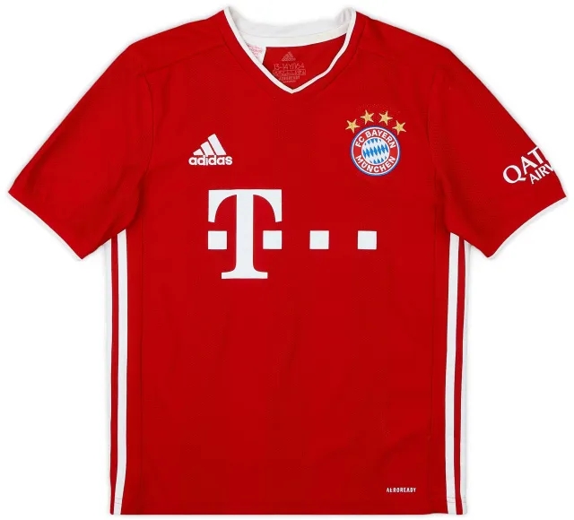 adidas 2020-21 Bayern Munich Home Shirt - 8/10 - (L.Boys)