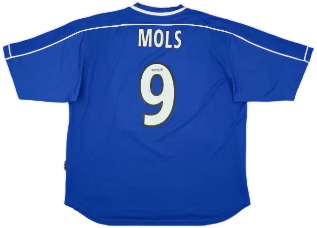 Nike 1999-01 Rangers Home Shirt Mols #9 - 7/10 - (XXL)