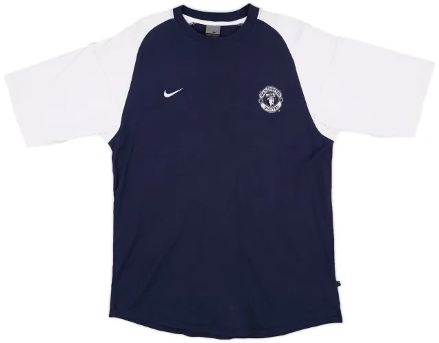 2003-04 Manchester United Nike Cotton Shirt - 10/10 - (L)