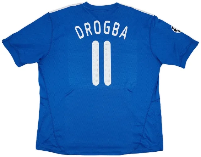 adidas 2009-10 Chelsea Home Shirt Drogba #11 - 8/10 - (4XL)