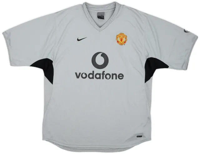 2003-04 Manchester United Nike Training Shirt - 6/10 - (L)