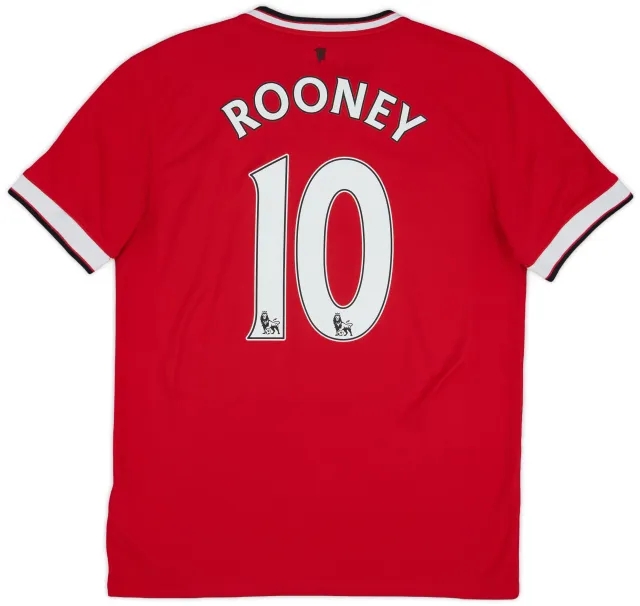 Nike 2014-15 Manchester United Home Shirt Rooney #10 - 6/10 - (M)