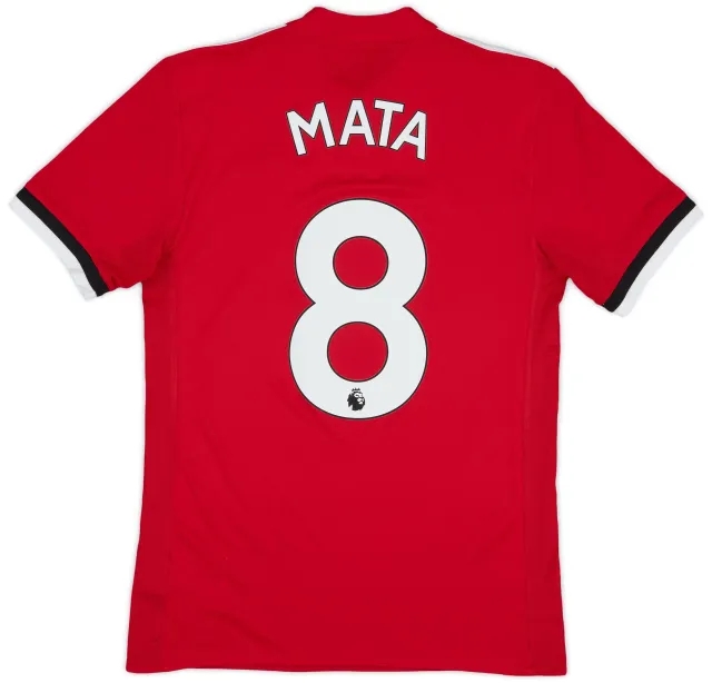 adidas 2017-18 Manchester United Home Shirt Mata #8 - 10/10 - (XS)