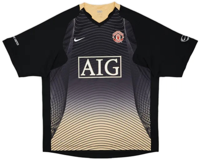 2007-08 Manchester United Nike Training Shirt - 7/10 - (L)