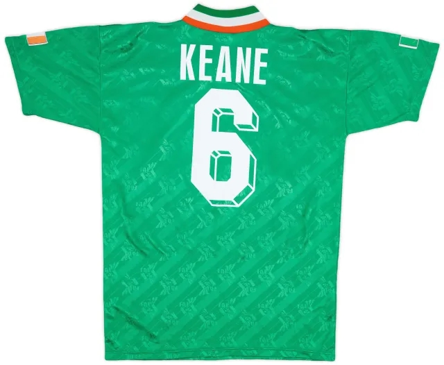 adidas 1994 Ireland Home Shirt Keane #6 - 8/10 - (S)