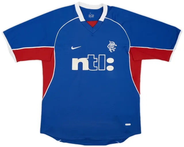 Nike 2001-02 Rangers Home Shirt - 7/10 - (M)