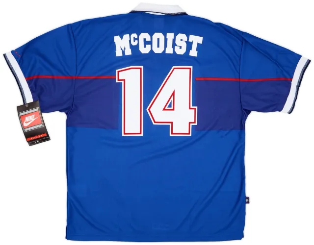 Nike 1997-99 Rangers Home Shirt McCoist #14 (XXL)