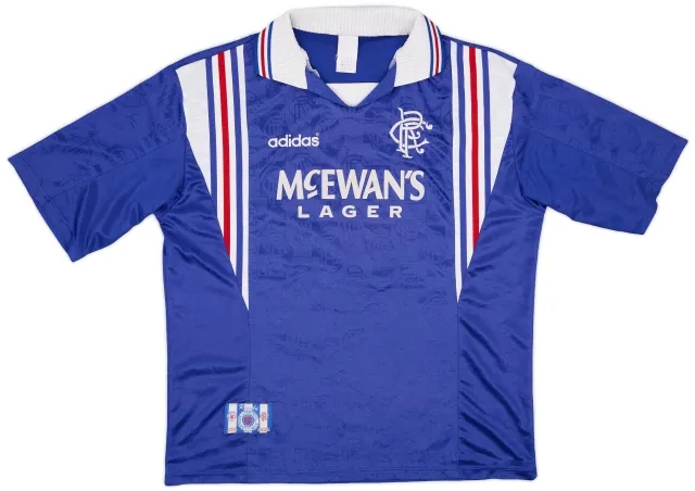 adidas 1996-97 Rangers Home Shirt - 8/10 - (XL)