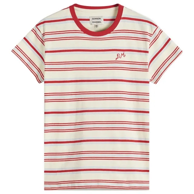 Damson Madder Women's Ariel Shrunken Pointelle T-Shirt Multi