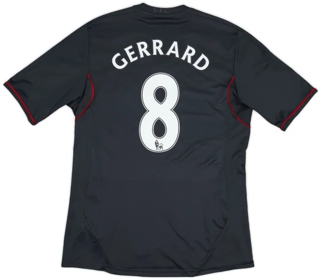 adidas 2011-12 Liverpool Away Shirt Gerrard #8 - 5/10 - (M)