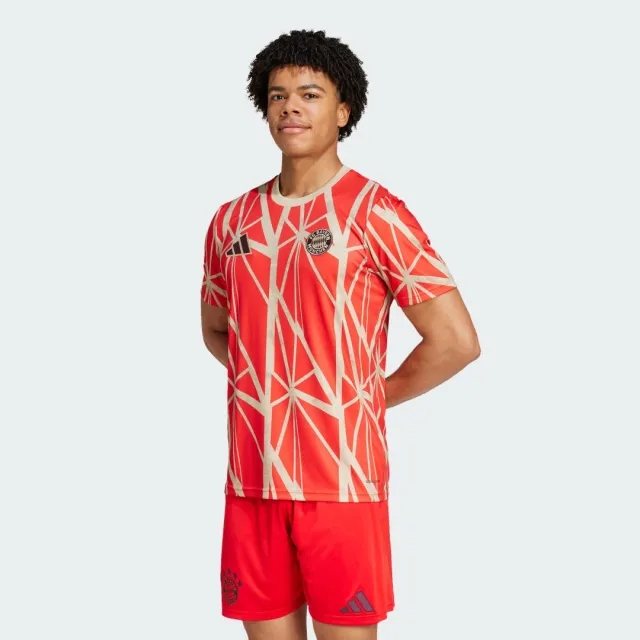 FC Bayern adidas Pre Match T Shirt - Red