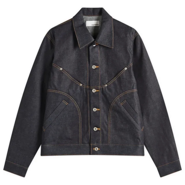 Sage Nation Men's Jiji Raw Denim Jacket