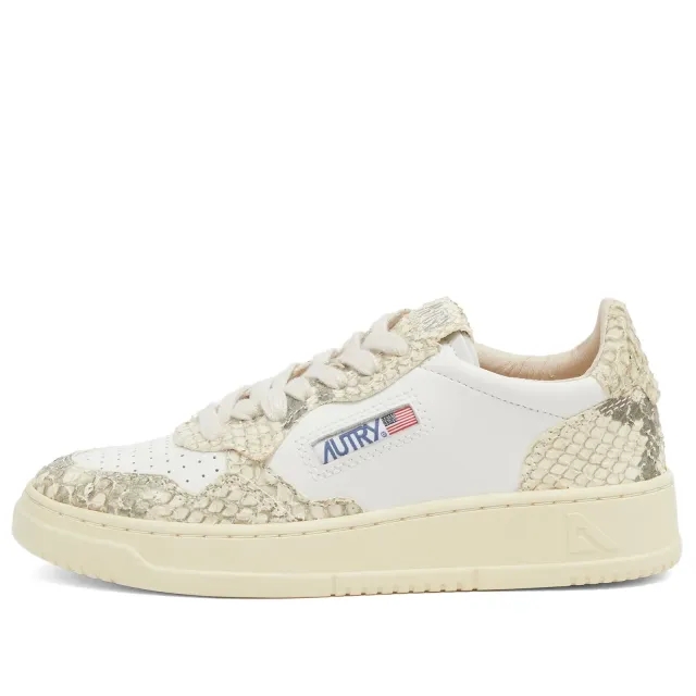 Autry Women's Medalist Low in Snake White