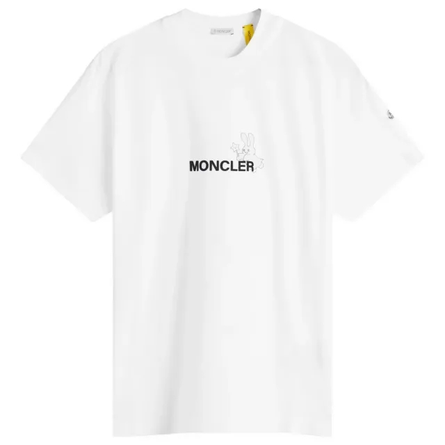 Moncler Men's Genius x FRGMT Logo T-Shirt White