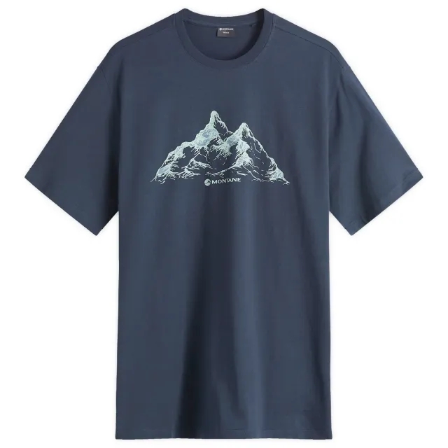 Montane Men's Dual Mountain T-Shirt Eclipse Blue