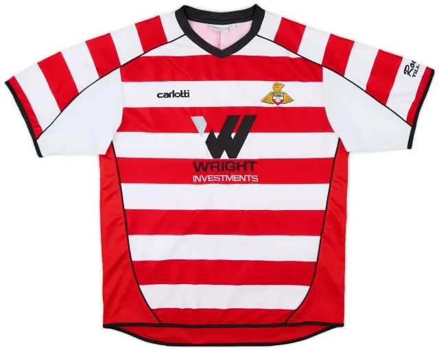 2007-08 Doncaster Rovers Home Shirt - 8/10 - (XL)