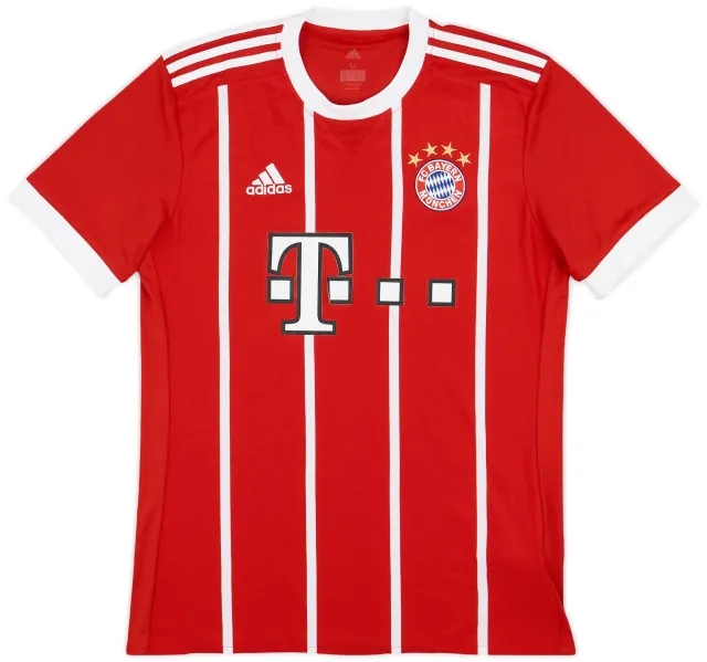 adidas 2017-18 Bayern Munich 'Squad Signed' Home Shirt - 5/10 - (M)