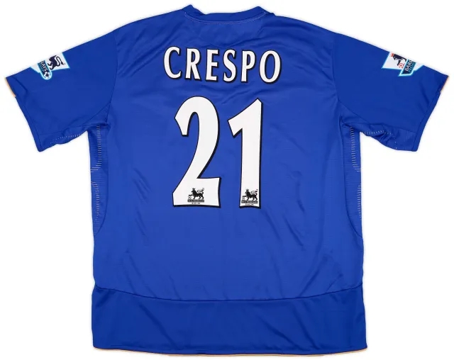 Umbro 2005-06 Chelsea Centenary Home Shirt Crespo #21 - 8/10 - (XXL)