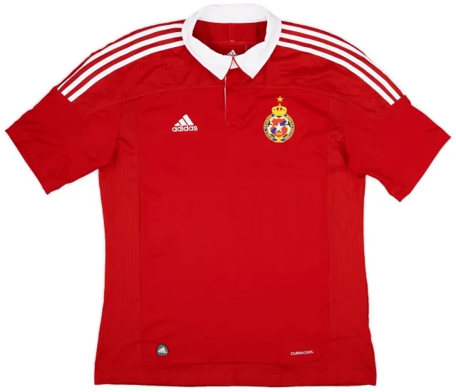 adidas 2011-12 Wisla Krakow Home Shirt - 9/10 - (L)