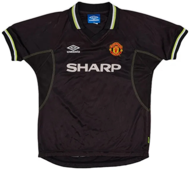 Umbro 1998-99 Manchester United Third Shirt - 9/10 - (L.Boys)