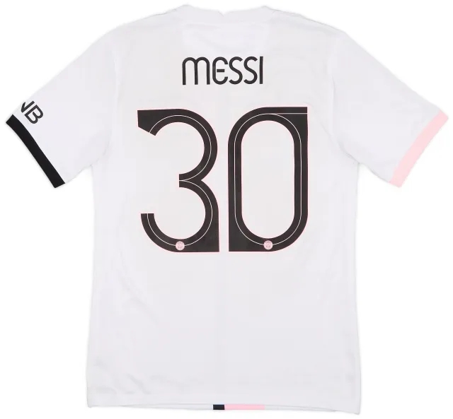 Nike 2021-22 Paris Saint-Germain Away Shirt Messi #30 - 6/10 - (S)