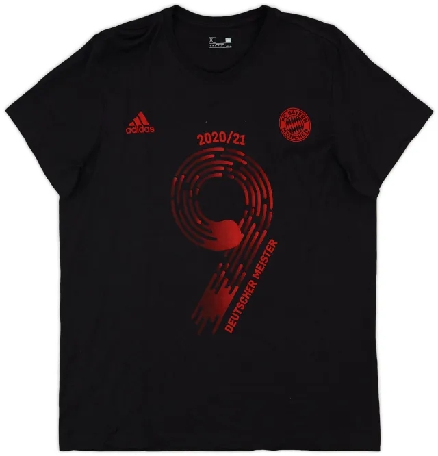 2021-22 Bayern Munich adidas Graphic Tee - 9/10 - (XL)