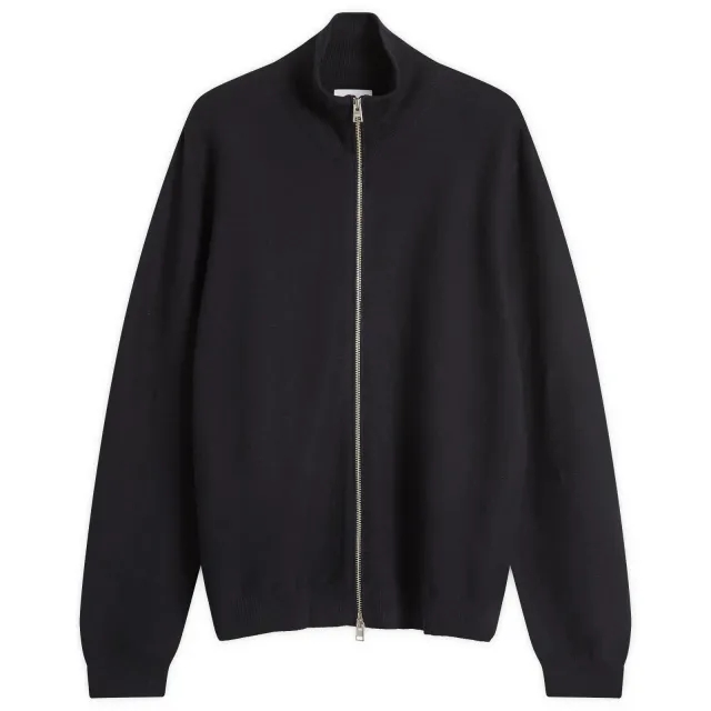 Norse Projects Men's Links Cotton Linen Zip Jacket Dark Navy