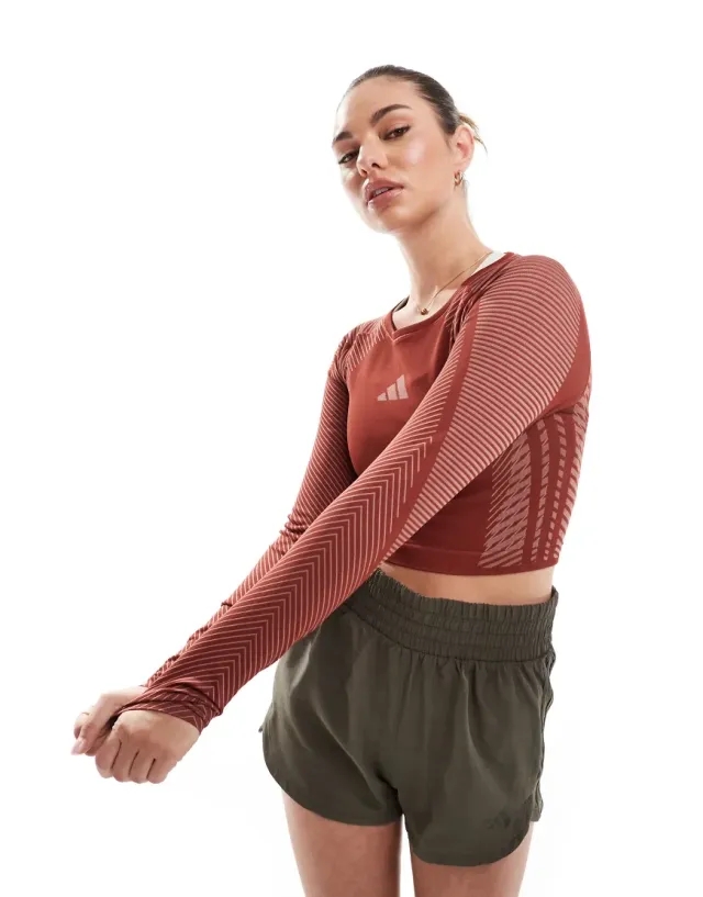 Adidas Seamless Knitted Long Sleeve T-shirt