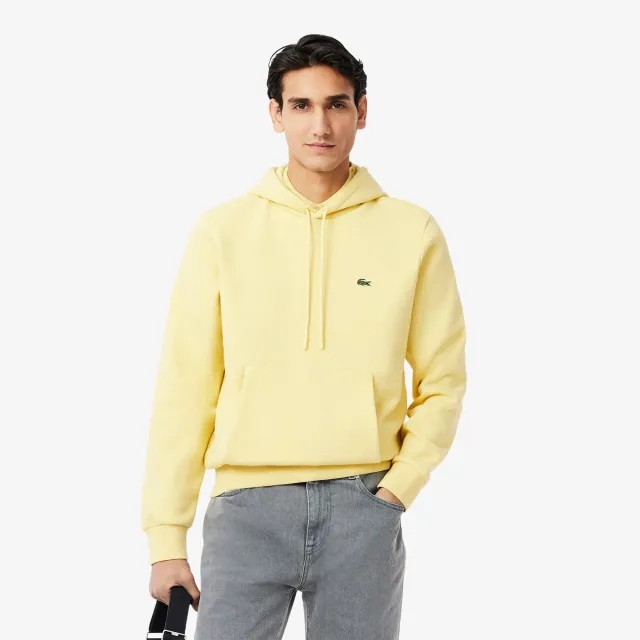 Lacoste Fleece Hoodie - Yellow