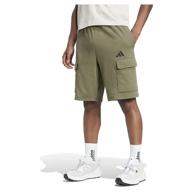 Adidas Essentials Feel Cozy French Terry Cargo Shorts