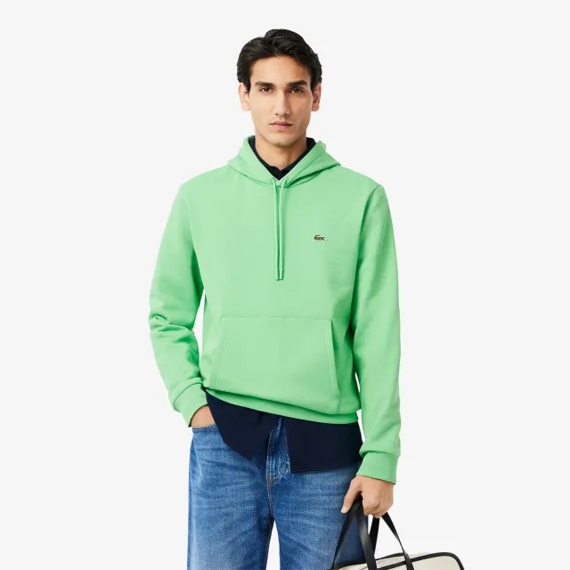 Lacoste Fleece Hoodie - Liamone Green