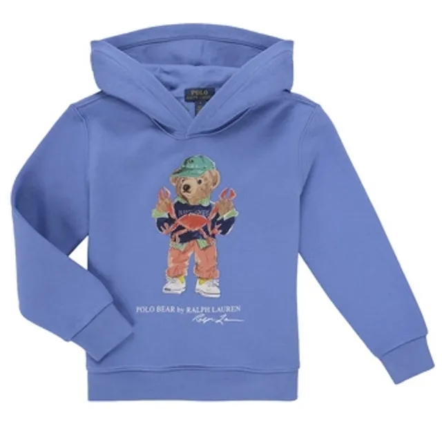 Polo Ralph Lauren  LSPOHOODM14-KNIT SHIRTS-SWEATSHIRT  girls's Children's Sweatshirt in Blue