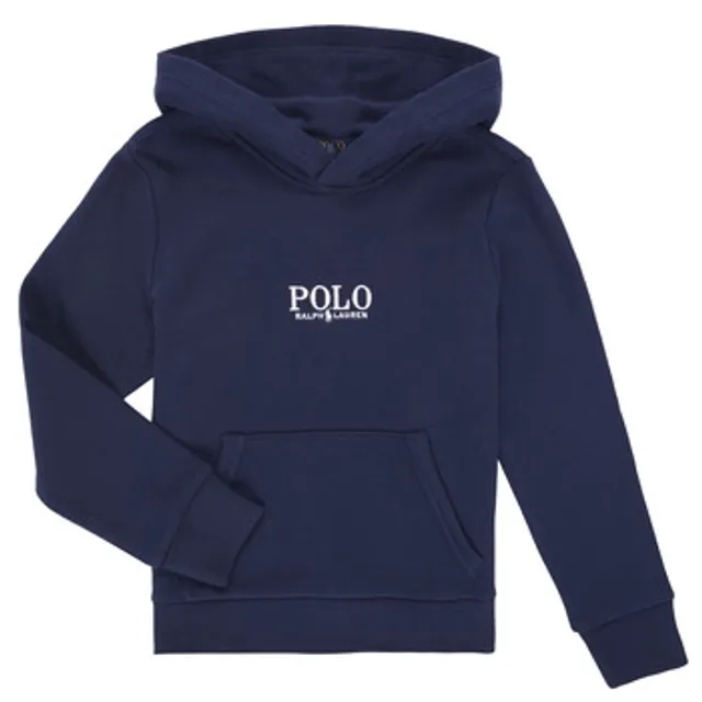 Polo Ralph Lauren  PO HOOD-KNIT SHIRTS-SWEATSHIRT  boys's Children's sweatshirt in Marine